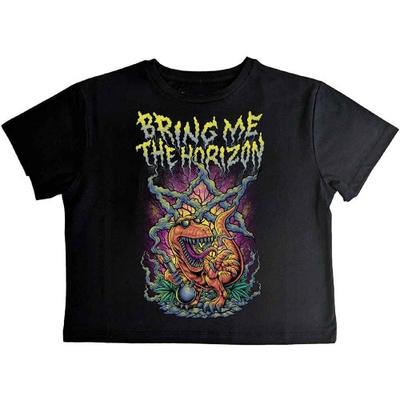Bring Me The Horizon Womens/Ladies Dinosaur Crop Top