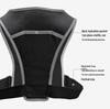 Unisex Reflective Running & Cycling Chest Vest with Water Bottle Holder