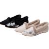 plush burrs pointed shoes, embroidered cloth shoes, fashion warm home shoes, ethnic style women's shoes cotton drag women's cotton shoes