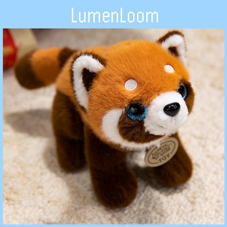 Cute Tiger Panda Raccoon Cartoon Animal Plush Doll For Kids Decor Bedroom