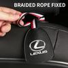 1Pcs PU Leather Car Seat Back Hooks Interior Accessories For Lexus F SPORT LBX NX RX 350h 450h ES UX 300e GS GX IS LS LX CT LC