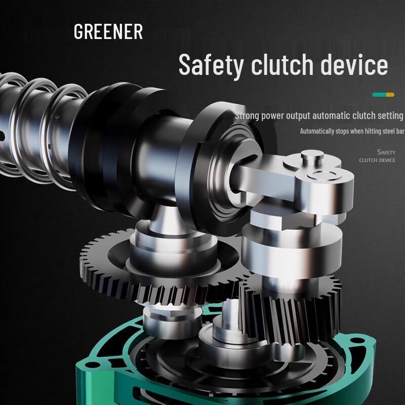 Green Forest 1380W Multifunction Rotary Hammer Drill CN plug (adapter included)