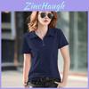 Polo da Donna in Cotone a Manica Lunga Slim Fit Stile Elegante per la Primavera