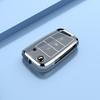 Fashion Plating Silver Edg Car Key Case Cover For Vw Volkswagen Golf 7 Mk7 Tiguan Mk2 Skoda Octavia Kodiaq Karoq Seat Ateca Leon
