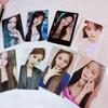 50 Stück Korea-Kartenhüllen, transparent, säurefrei, CPP, hart, 7,6 cm, holografische Schutzfolie für Fotokarten, Albumbinder