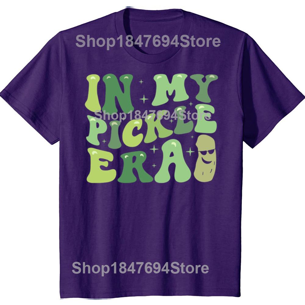 

Funny in My Pickle Era Vintage Graphic 100% Cotton T-shirts Men Women s Fashion Casual Tshirt Loose Oversized Streetwear T Shirt 4XL