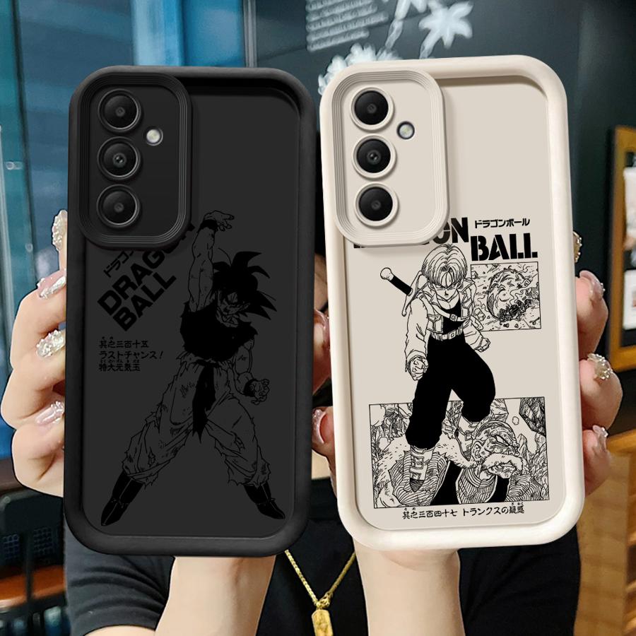 Soft Shell Case for Samsung Galaxy A16 A23 A12 A36 A14 A32 A34 A56 A26 A22 A24 A13 A33 Dragon Ball Goku Trunks