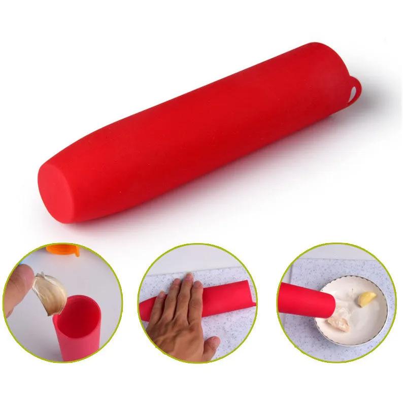 Multi-function Manual Garlic Press Curved Garlic Grinding Slicer Chopper Stainless Steel Garlic Presses Cooking Gadgets Tool