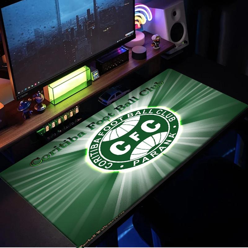 Coritiba Football Club Emblem mouse pad, rubber base, esports desk mat, mouse pad for gamers and office use, gaming desk , easy to clean mat