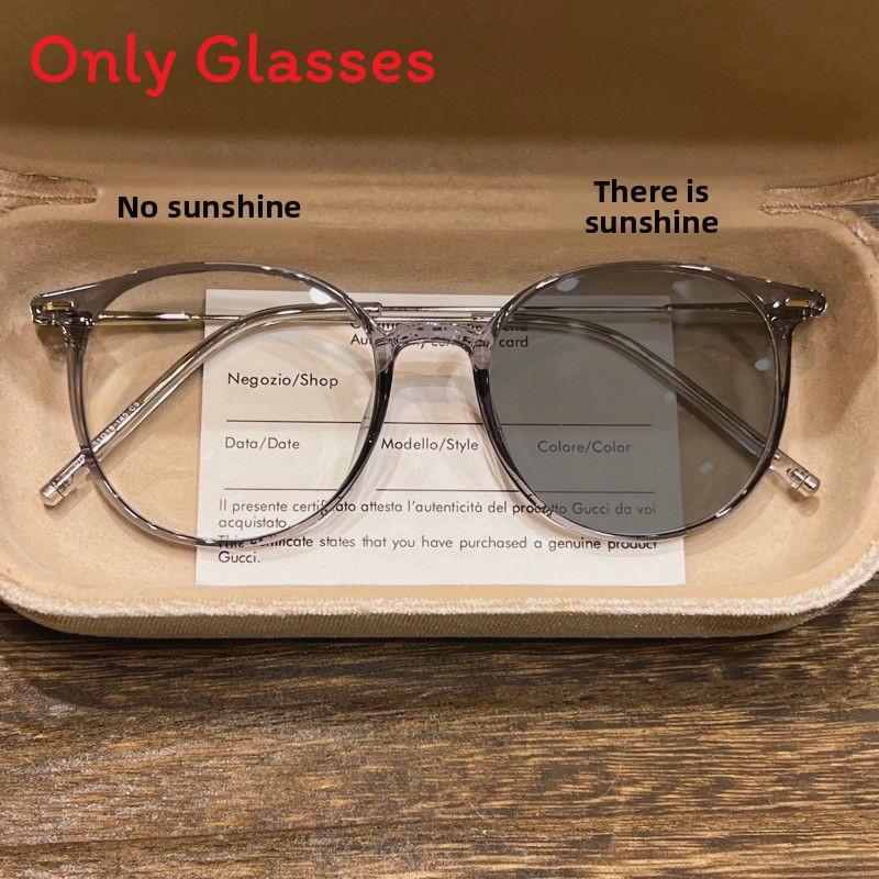 

Style Photochromic Glasses With Blue Light Blocking For Women Grey