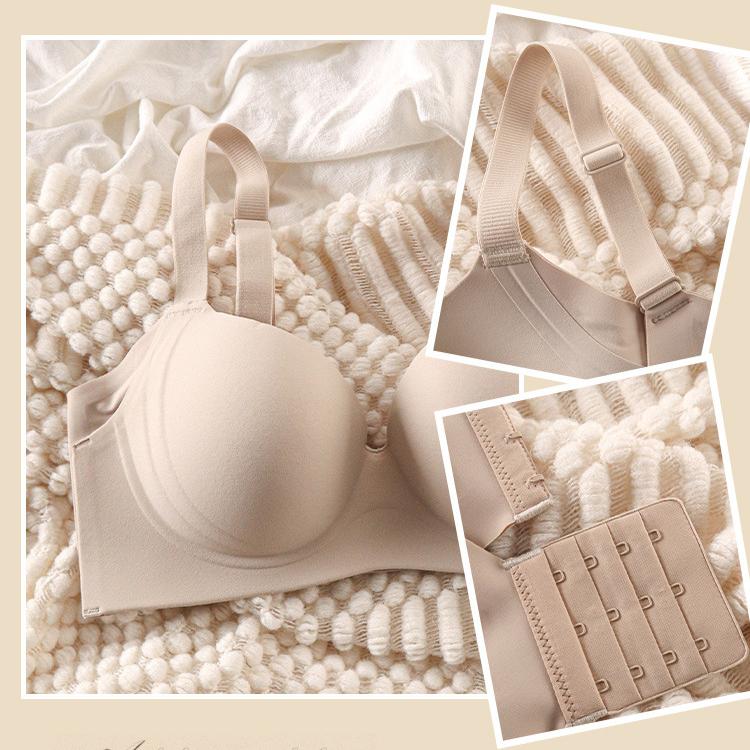 Large-sized Adjustable Bra for Women Anti-sagging and Seamless Lingerie Thin Bra for Women Push Up Bra