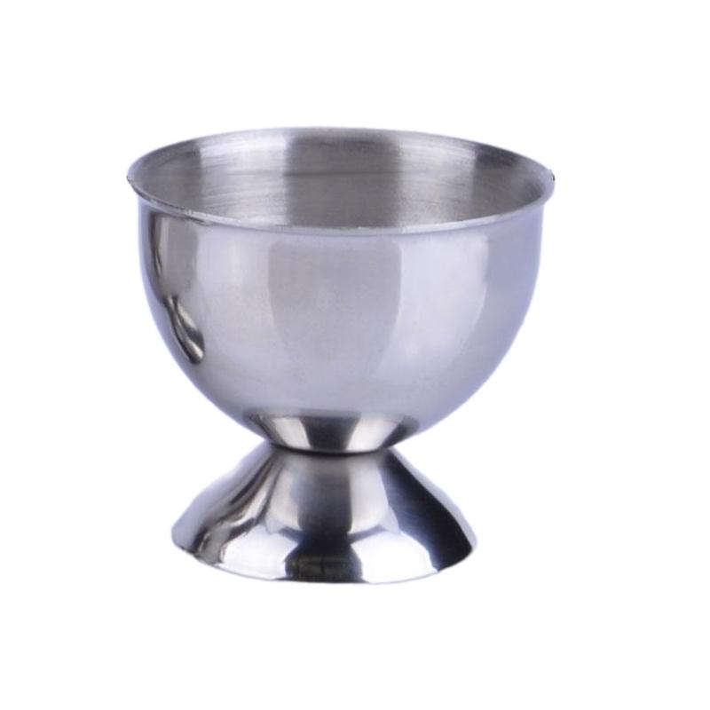 

Stainless Steel Eggs Cup Holder for Soft Boiled Eggs Breakfast Tabletop Accessory Kitchen Tabletop Tool срібний