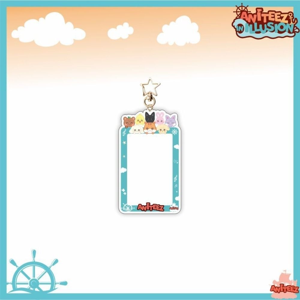 Portachiavi in acrilico con custodia per foto kawaii, nuovo ciondolo per borsa da auto, accessori