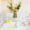 Artificial Easter Egg Branch Plastic Foam Easter Egg Pick Decoration for Hotel Restaurant Home Party