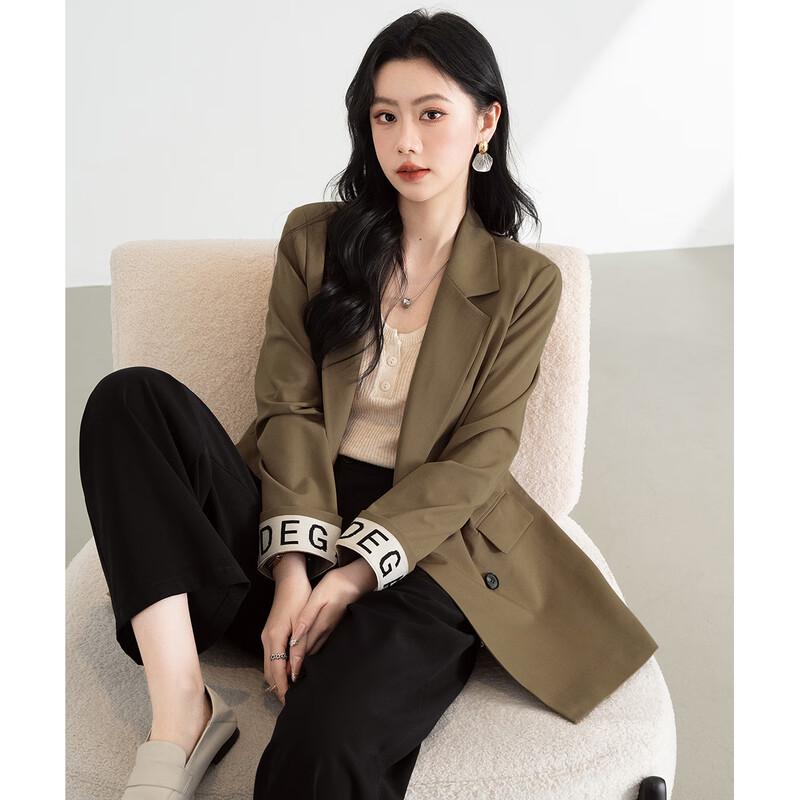 TERRE BLEUE Women's Elegant Autumn Commuter Jacket