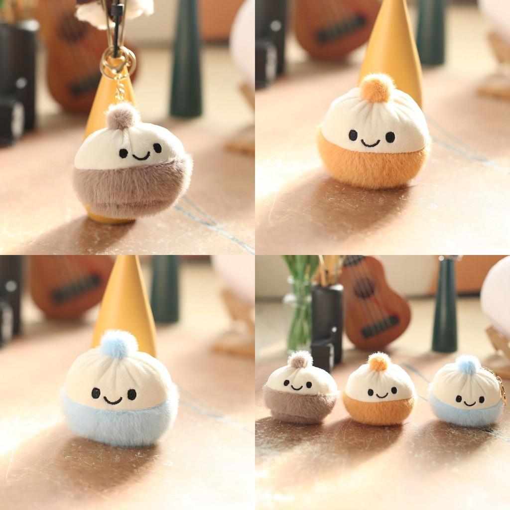 Mini Fluffy Delightful Bun Plush Toy Keychain Perfect For Gifts And Personal Use