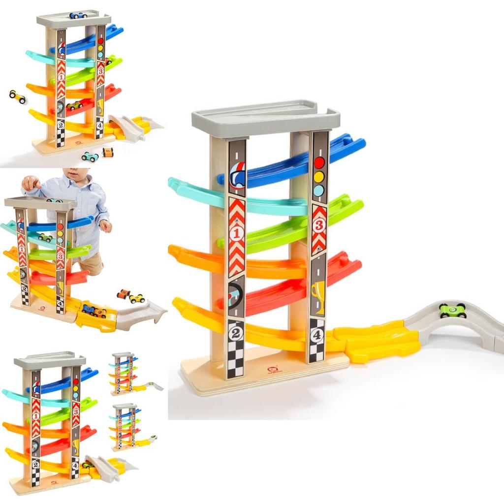 Special Baby Gliding Track Car Toy Wooden Material Non-electric 31*10.8*25.4