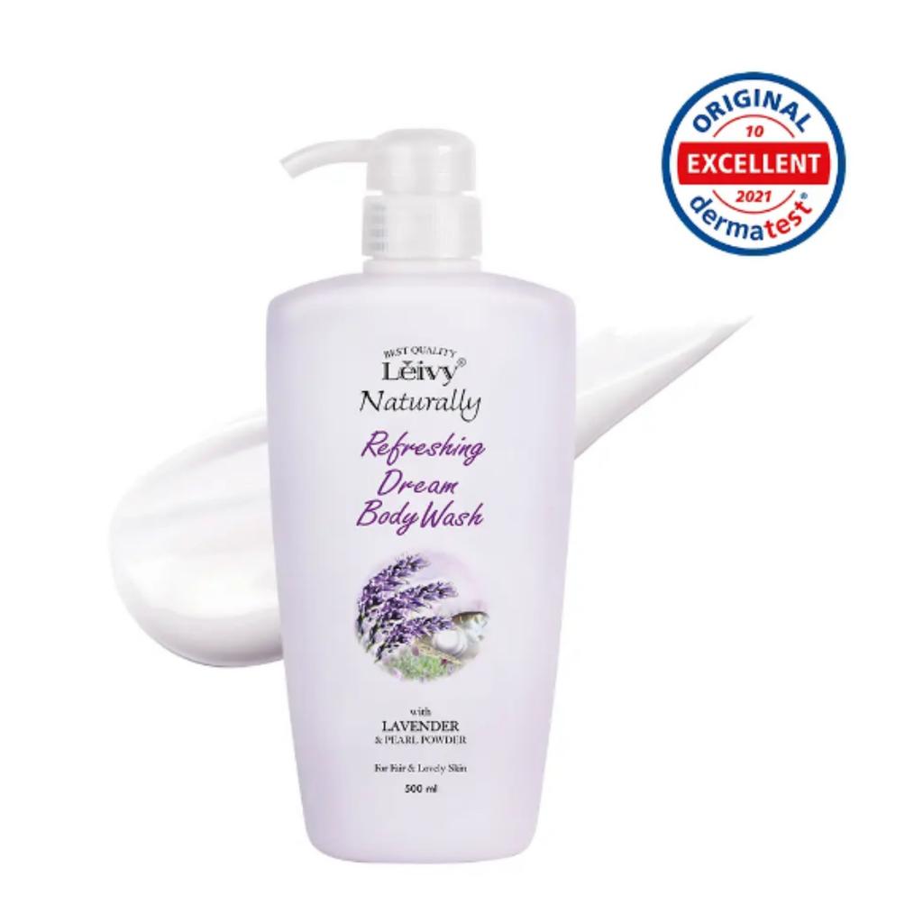 Leivy Perfumed Body Wash 500ml | Choose 1 from 5 Fragrances | Cooling & Trouble-Soothing Body Cleanser