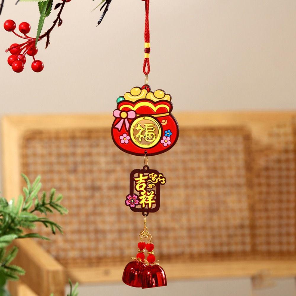 Traditional Spring Festival Door Decoration Paper Lucky Ornament Living Room