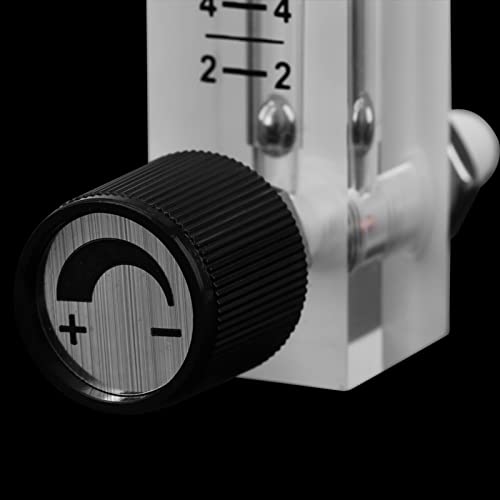Hilitand Gas Flow Meter, 2-20LPM, for Oxygen/Air/Gas, with Control Valve, -7 (Set of 2)