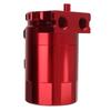 Oil Catch Can Aluminium Alloy Fuel Separator Reservior Trap Tank Replacement for Chevy Silverado 1500 Red