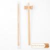 Fán Shùn Natural Bamboo Square Chopsticks - Individually Wrapped