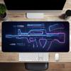 Gun Mouse Pad Custom Black E-sports Game Integrated Ip Computer Large Non-slip Office Desk Mat