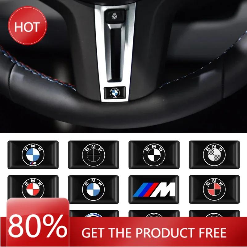 2025 Hot 10pcs 3D Epoxy Steering Wheel Decor Sticker Car Styling Interior Decals For BMW 50th Kith F30 F10 E90 E46 E60 E70 E39 E