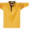 Tricou Casual cu Mânecă Lungă și Guler pentru Bărbați, pentru Afaceri, cu Absorbție a Umidității, Material Ușor, Moale, de Înaltă Calitate, Anti-șifonare, Respirabil, Bumbac