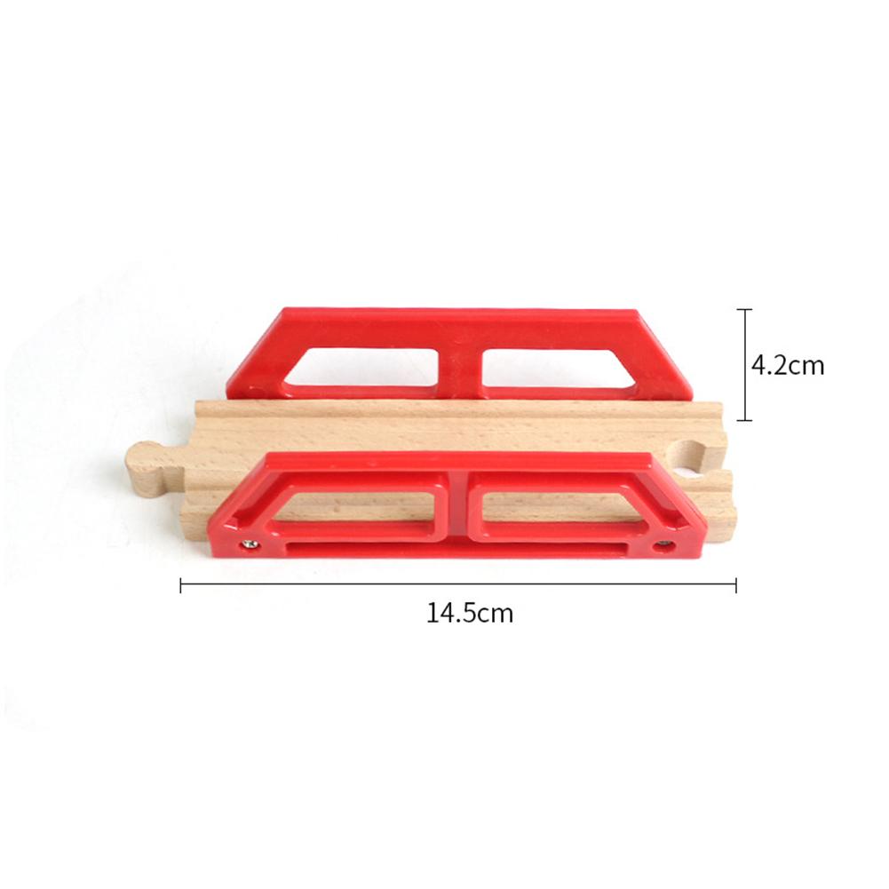 DIY Wooden Track Tools Bridge Train Track Accessories Suitable for Kids Educational Toys