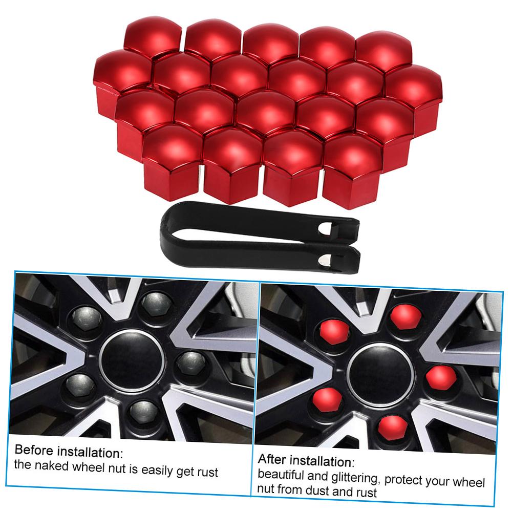 20pcs   17mm Wheel Nut Covers Lug Nut   Screw  or