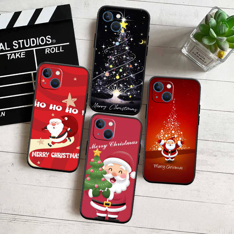 RT55 Merry Christmas Deer Gift Phone Case for Redmi Note 8 9 10 11 11S 15 15A 10C 10X 10A 10T 9A 9C 9T 9S 8T A7 Pro Max Plus Prime