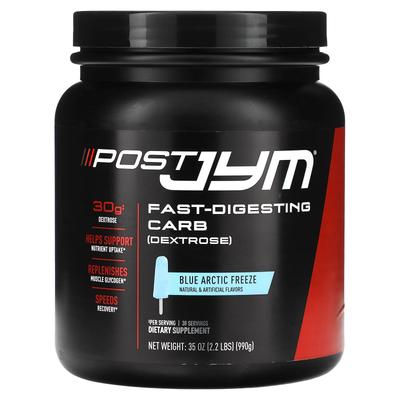 Post Jym, Schnell verdauliche Kohlenhydrate, Blue Arctic Freeze, 990G (2,2 Pfund)