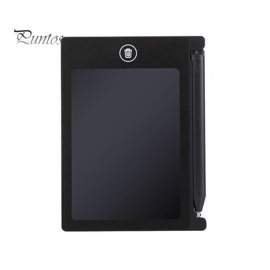 

4,4-дюймовая доска для письма, стираемый ЖК-экран, многоразовая электронная доска для рисования, детская образовательная игрушка для студентов чёрный