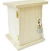 Wooden Money Box with Padlock 10cm