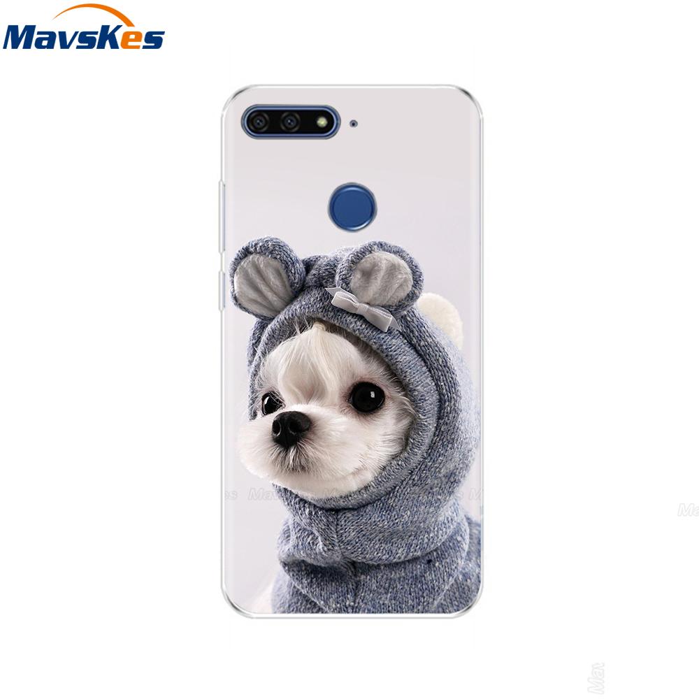 Case For Huawei Honor 7C Case On Huawei Honor7C 5.7 inch Soft Silicone Phone Cover For Huawei Honor 7C Aum-L41 TPU Cases Coque