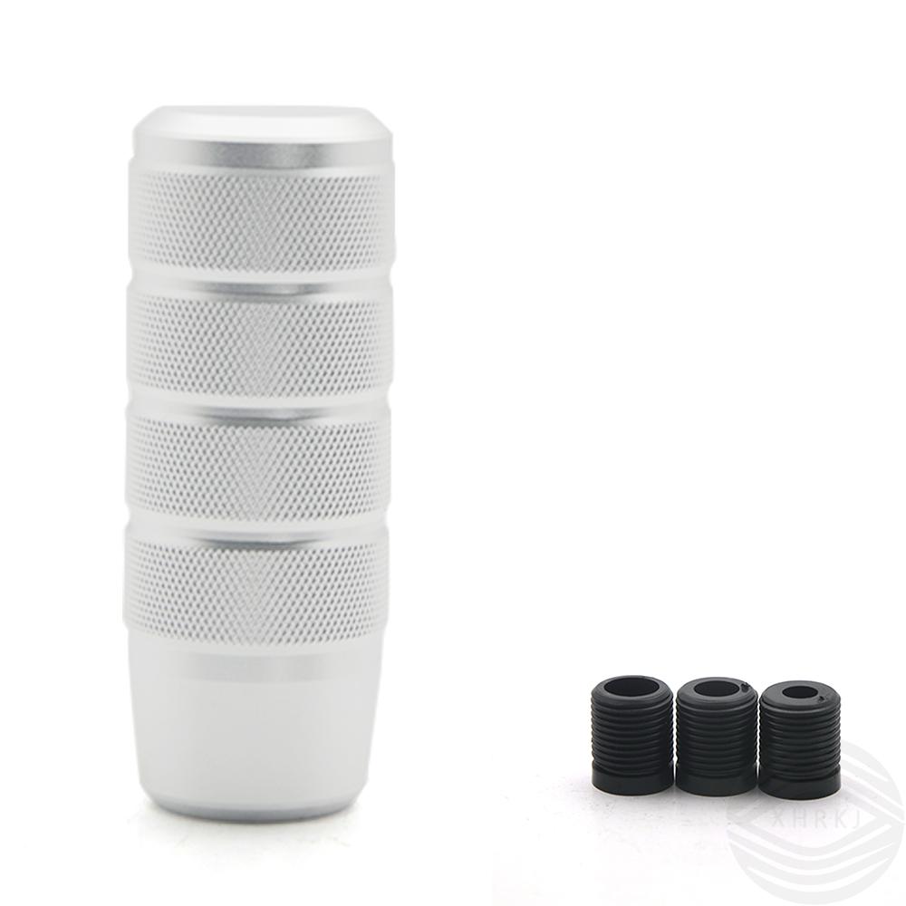 1pcs Universal 95MM Non-Slip Gear Shift Knob Manual Transmission Aluminum Knurled Shifter Lever Knob