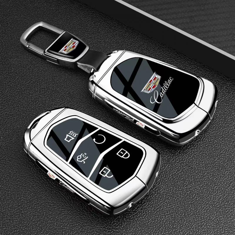 Cadillac Key Case: Compatible with XT5, CT4, CT5, GT4, XT4, IQ, CT6, and XT6 Models.