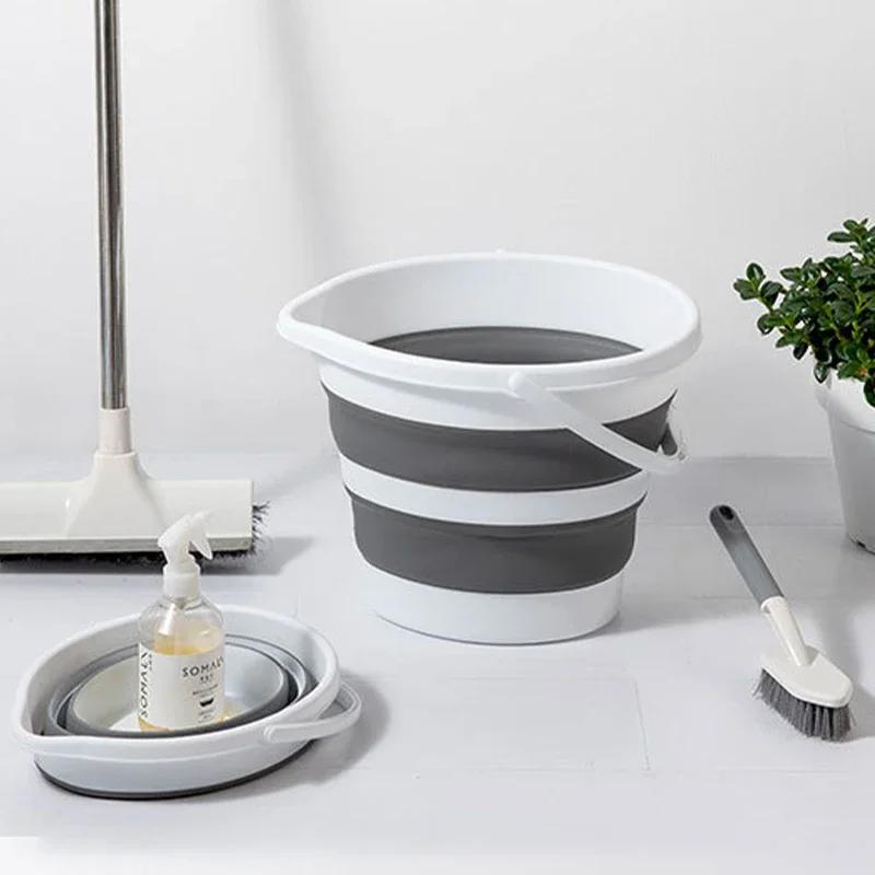 51015L Easy Hold Collapsible Water Bucket Folding Car Best Washing Bucket Outdoor Fishing Camping Gardening Buckets