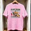 Funny Mexican Pride Mexican Flag and Taco Illustration TShirt Women Unisex Casual Cotton Printed T Shirts Adult Streetwear Tops