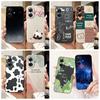 Für Realme Note 60 Hülle Luxus Kunst Bemaltes Cover Stoßfest Weiches Silikon Handyhülle Für Realme Note 50 Note50 Note60 Rückseite