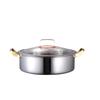 Zhishi 316L Stainless Steel Double-Handled Soup Pot