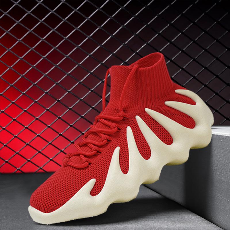 Men's shoes breathable single shoes new trend octopus men's socks shoes casual light sports shoes women