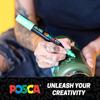 Posca Mitsubishi PC3M8C Water-based Pencil, Posca Fine Shape, Round Core, 8 Colors