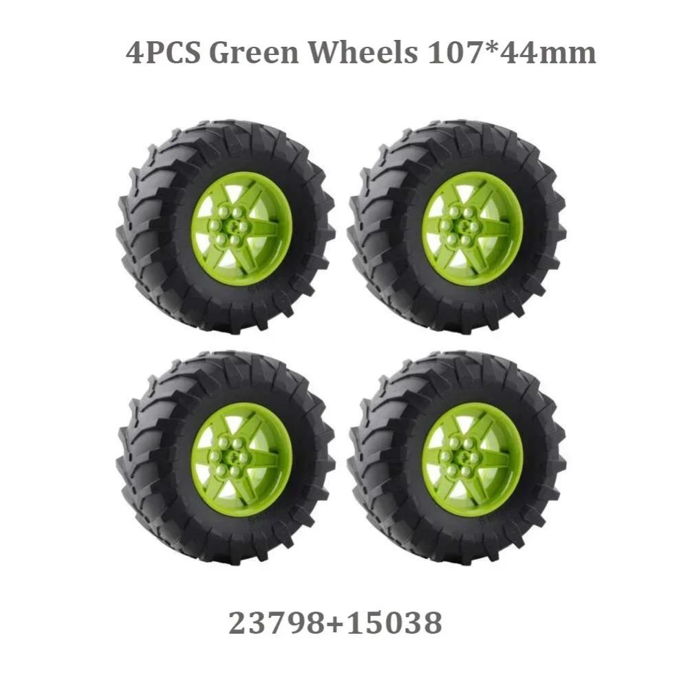 4WD RC Car Chassis Electric Drive Climbing Car Off-Road Technical with Suspension Shocks 8CH APP Remote Control MOC PF 8882 8878
