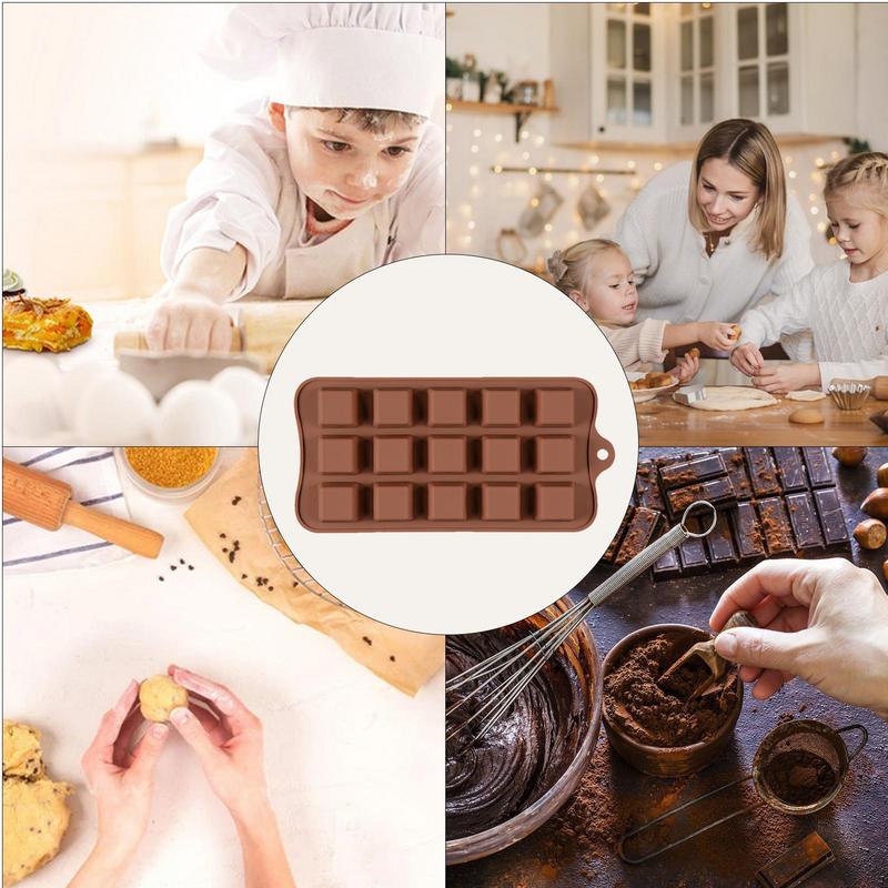 Silicone Chocolate Mold Creative Chocolate Mold With Different Shapes Candy Making Supplies Silicone Trays No-Stick Silicone Ice