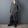Long Sleeve Plus Size  Vintage Stripe New In Dresses for Women Casual Loose Spring Summer Mini Short Dress