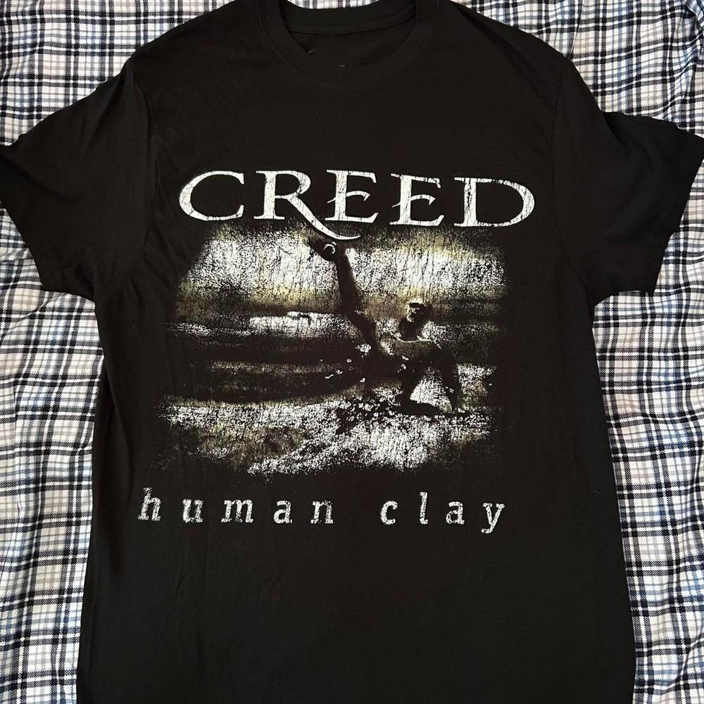 Винтажный Стиль Creed Band Human Clay Футболка Унисекс Концертная S-5XL CR885 Футболка Унисекс S