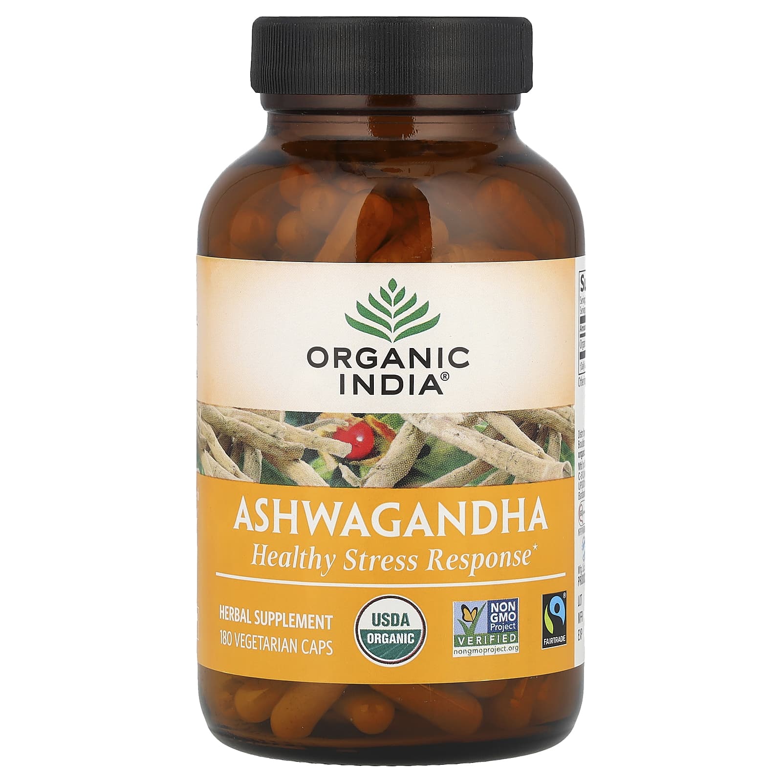 

Ashwagandha, Veggie Capsules 180 (400Mg per capsule)