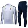 2024-'' Soccer Jersey Half-Zip Long Sleeve Training Top Men Women Kids Club Style